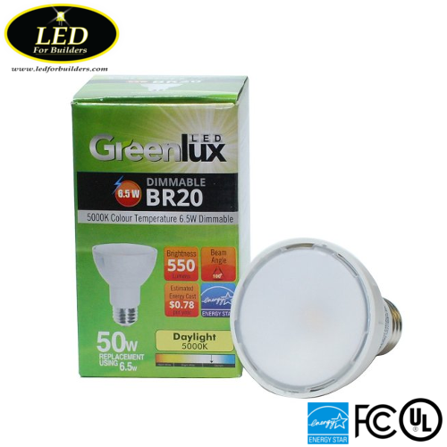 GreenLux BR20 5000K Packaging