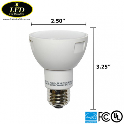LED for Builders - GreenLux BR20 size