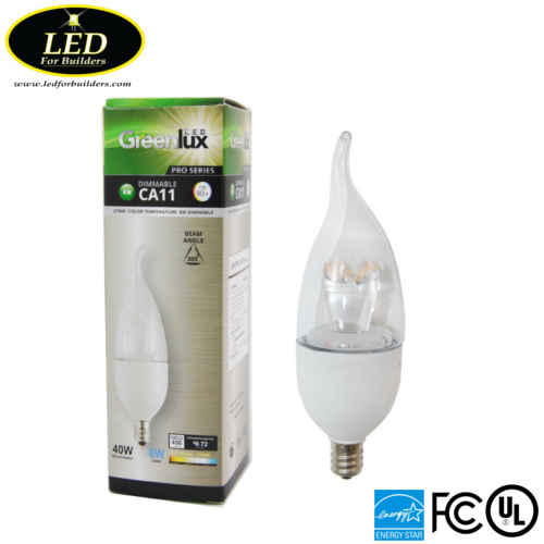 LED for Builders - Greenlux Candelabra Bulbs