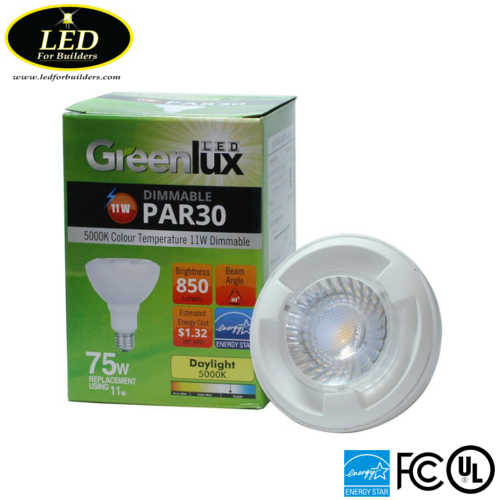 GreenLux High Quality PAR30 5000K LED Bulb