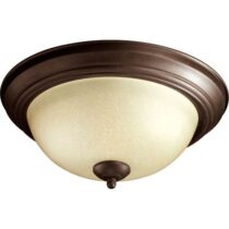 LED 2-Light Oil Rubbed Flush Mount