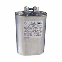 24uF Capacitor 480VAC - Oil Filled - Oval Metal Case - Use with 1000W MH - Z93S4824PN