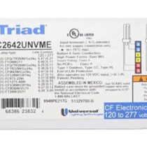 Universal C2642UNVME Triad® Compact Fluorescent Electronic Ballast | 2 Lamp CFL | Universal Voltage